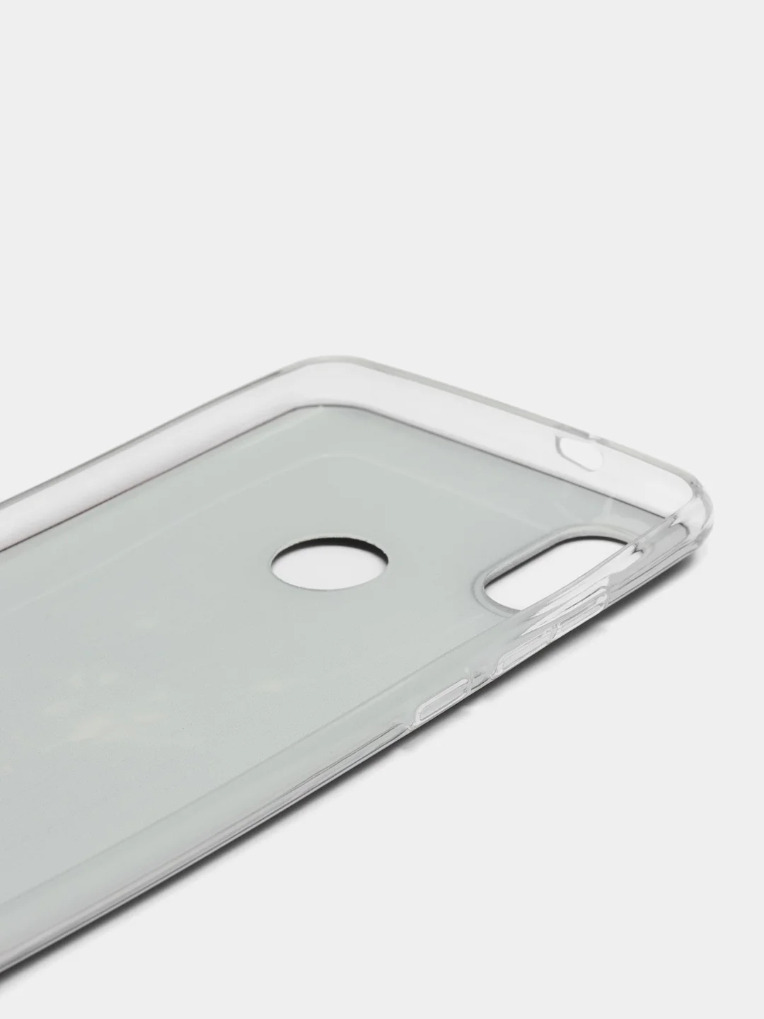 Серый меланж чехол на Xiaomi Redmi Note 5/Note 5 Pro / Сяоми Редми Нот 5/5 Про прозрачный, с рисунком