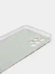 Светло-оранжевый чехол на Samsung Galaxy A33 5G / Галакси А33 5G прозрачный, с рисунком, защита камеры