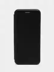 Черный чехол-книжка чёрная для Samsung A30 / A20 / M10s / M20