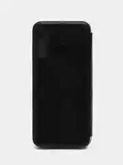 Темно-синий чехол-книжка чёрная для Samsung A30 / A20 / M10s / M20