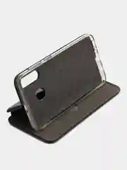 Темно-синий чехол-книжка чёрная для Samsung A30 / A20 / M10s / M20
