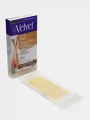Velvet Восковые полоски для депиляции, для плохо поддающихся удалению волос