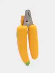 Желтый когтерезка-ножницы кусачки для стрижки когтей домашних животных с фонариком и пилкой