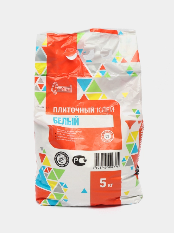 Клей плиточный "БЕЛЫЙ" 5кг