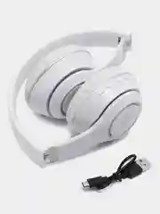 Белый беспроводные наушники MZ-021 Bluetooth 5.0 с микрофоном, FM SD Mp3