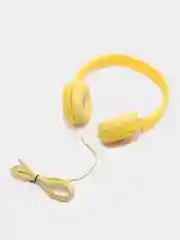Желтый проводные наушники MZ-72 с микрофоном для смартфона, ноутбука и компьютера