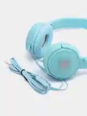Синий проводные наушники MZ-72 с микрофоном для смартфона, ноутбука и компьютера