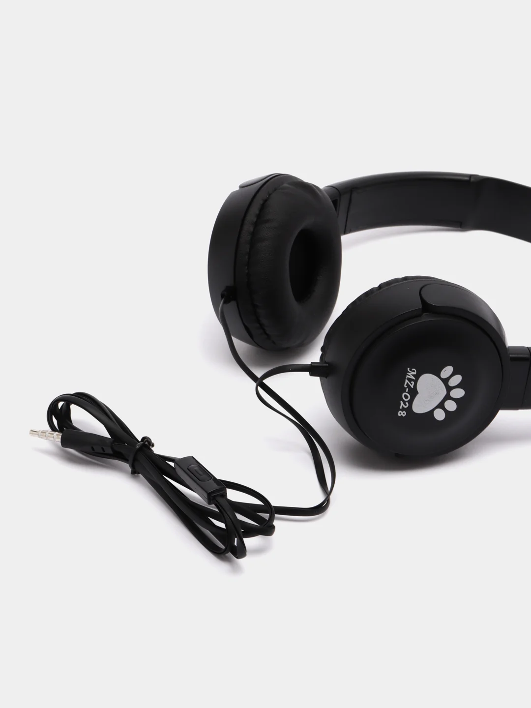Черный проводные наушники MZ-72 с микрофоном для смартфона, ноутбука и компьютера