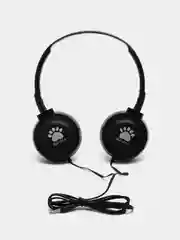 Черный проводные наушники MZ-72 с микрофоном для смартфона, ноутбука и компьютера