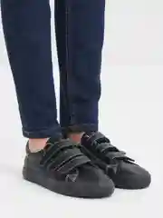Черный женские кеды на липучке