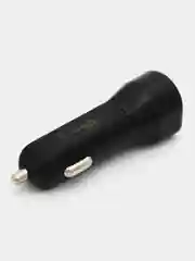 Угольный автомобильное зарядное устройство, 12в, 2 порта USB/зарядка в машину в прикуриватель