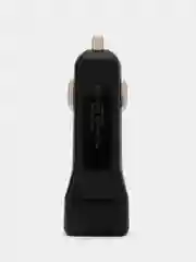 Угольный автомобильное зарядное устройство, 12в, 2 порта USB/зарядка в машину в прикуриватель