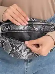Черный поясная женская сумка разных моделей/сумка бананка через плечо