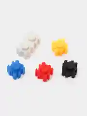 Алый конструктор герои мультфильмов (микро блокс)