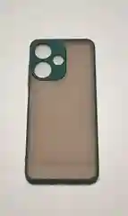 Зеленый чехол INFINIX HOT 30i с матовой спинкой и защитой камеры