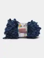 Темно-синий пряжа Puffy Fine Alize 14 м, 100 гр