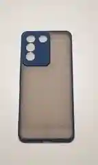 Синий чехол VIVO T2 / VIVO V27E защита камеры и матовая спинка
