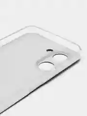 Приглушённый хаки силиконовый чехол на Realme C33 / Реалми С33 прозрачный, с рисунком, защита камеры