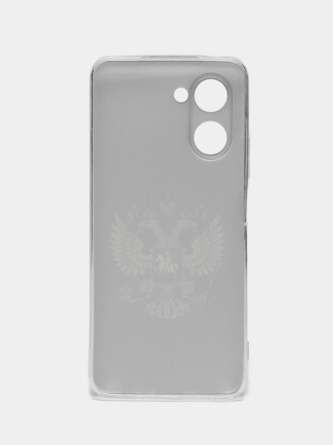 Приглушённый хаки силиконовый чехол на Realme C33 / Реалми С33 прозрачный, с рисунком, защита камеры