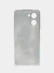 Песочный хаки силиконовый чехол на Realme C33 / Реалми С33 прозрачный, с рисунком, защита камеры