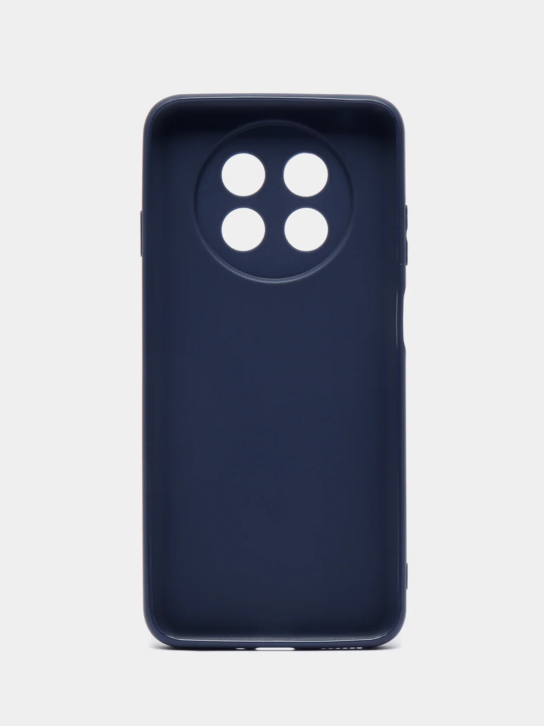 Синий чехол BROSCORP для Huawei Nova Y91 матовый силиконовый тонкий, бортик вокруг камер