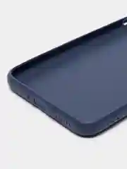 Синий чехол BROSCORP для Huawei Nova Y91 матовый силиконовый тонкий, бортик вокруг камер