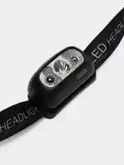 Черный фонарь налобный светодиодный HeadLamp B3, с литиевым аккумулятором и сенсорным управлением