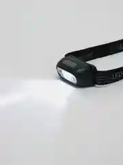Черный фонарь налобный светодиодный HeadLamp B3, с литиевым аккумулятором и сенсорным управлением