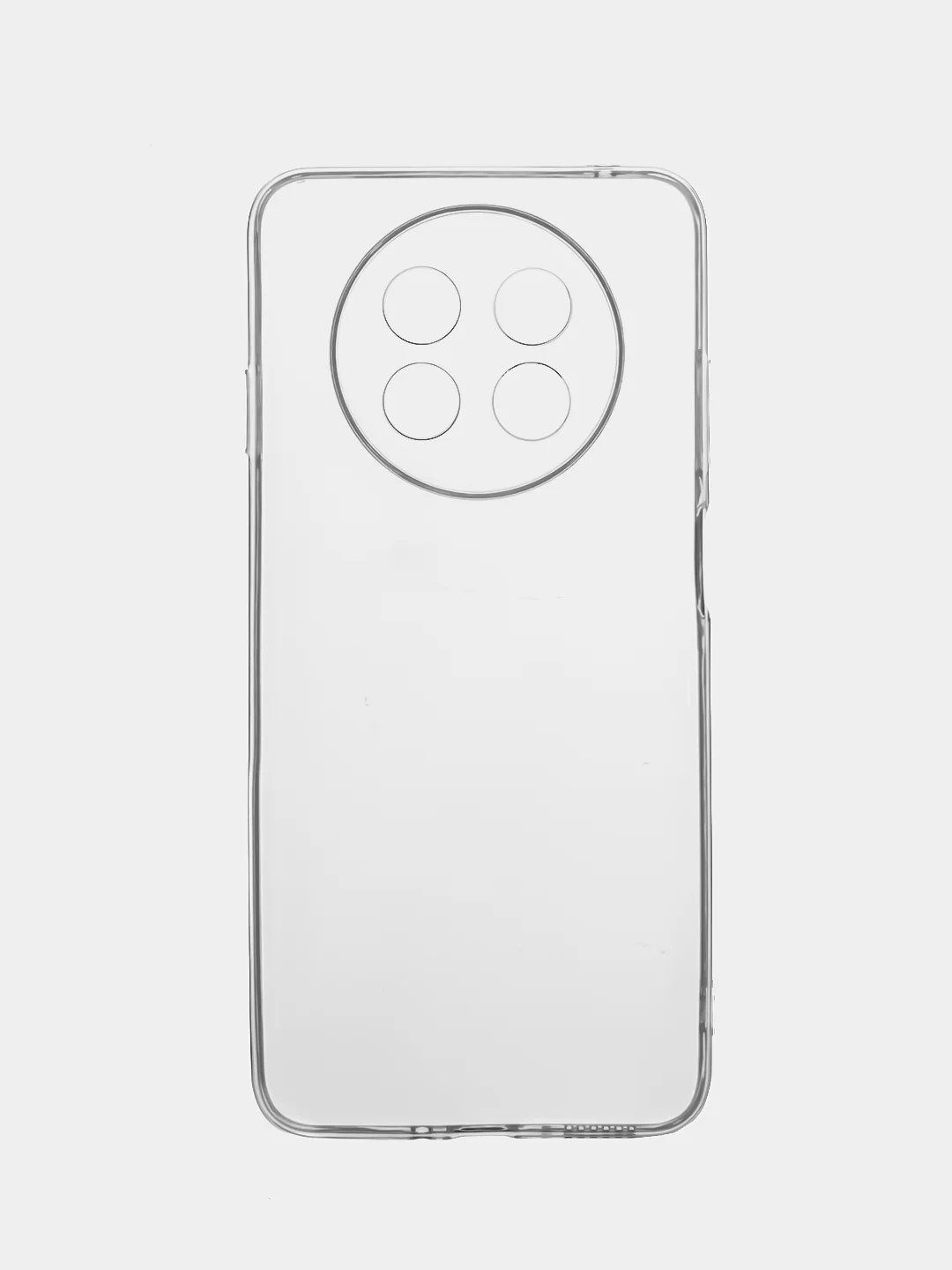 Прозрачный силиконовый чехол BROSCORP для Huawei Nova Y91, с защитой камер и от прилипания