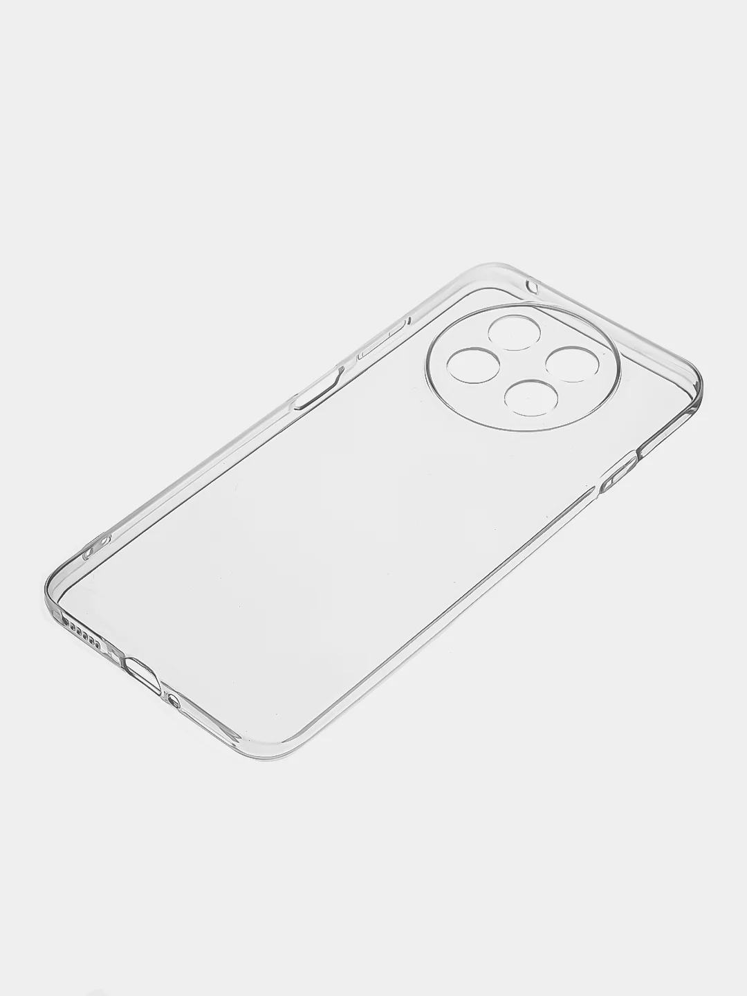 Прозрачный силиконовый чехол BROSCORP для Huawei Nova Y91, с защитой камер и от прилипания