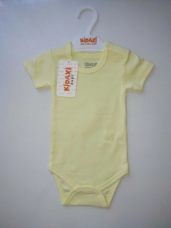 Боди с коротким рукавом, на двух кнопках, для новорожденных KIDAXI BABY