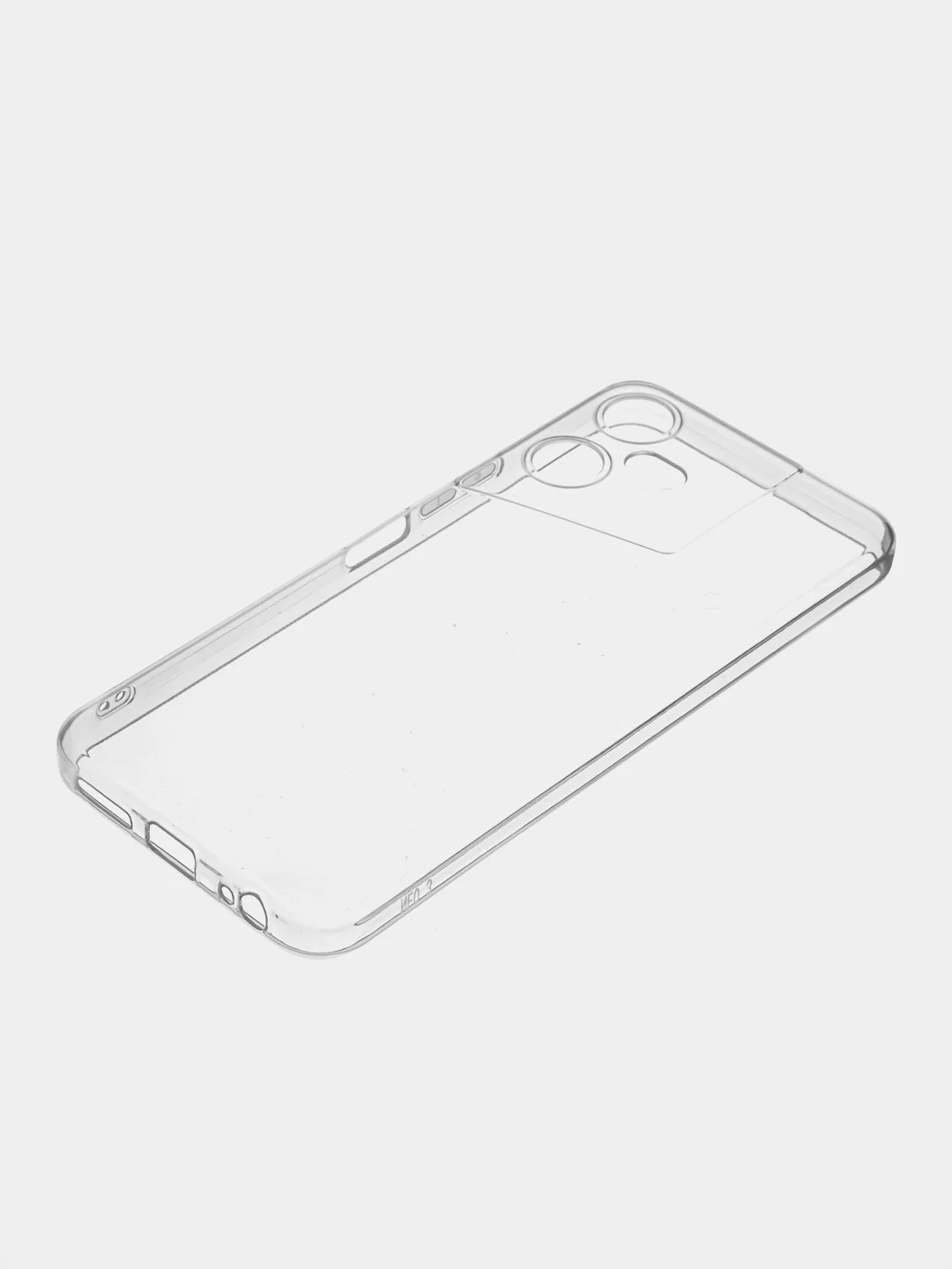 Прозрачный силиконовый чехол Broscorp для Techno Pova Neo 3, с защитой камер и от прилипания