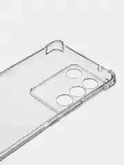 Прозрачный противоударный чехол ROSCO для Vivo V27, силиконовый, с усиленными углами