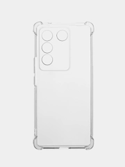 Противоударный чехол ROSCO для Vivo V27, силиконовый, с усиленными углами