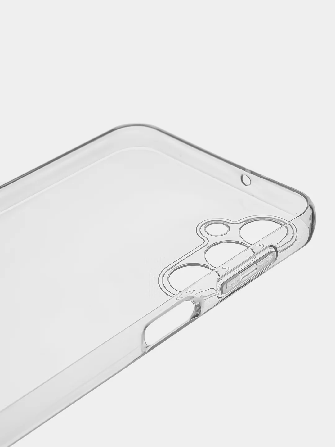 Прозрачный силиконовый чехол ROSCO для Samsung Galaxy A24, с защитой камер и от прилипания