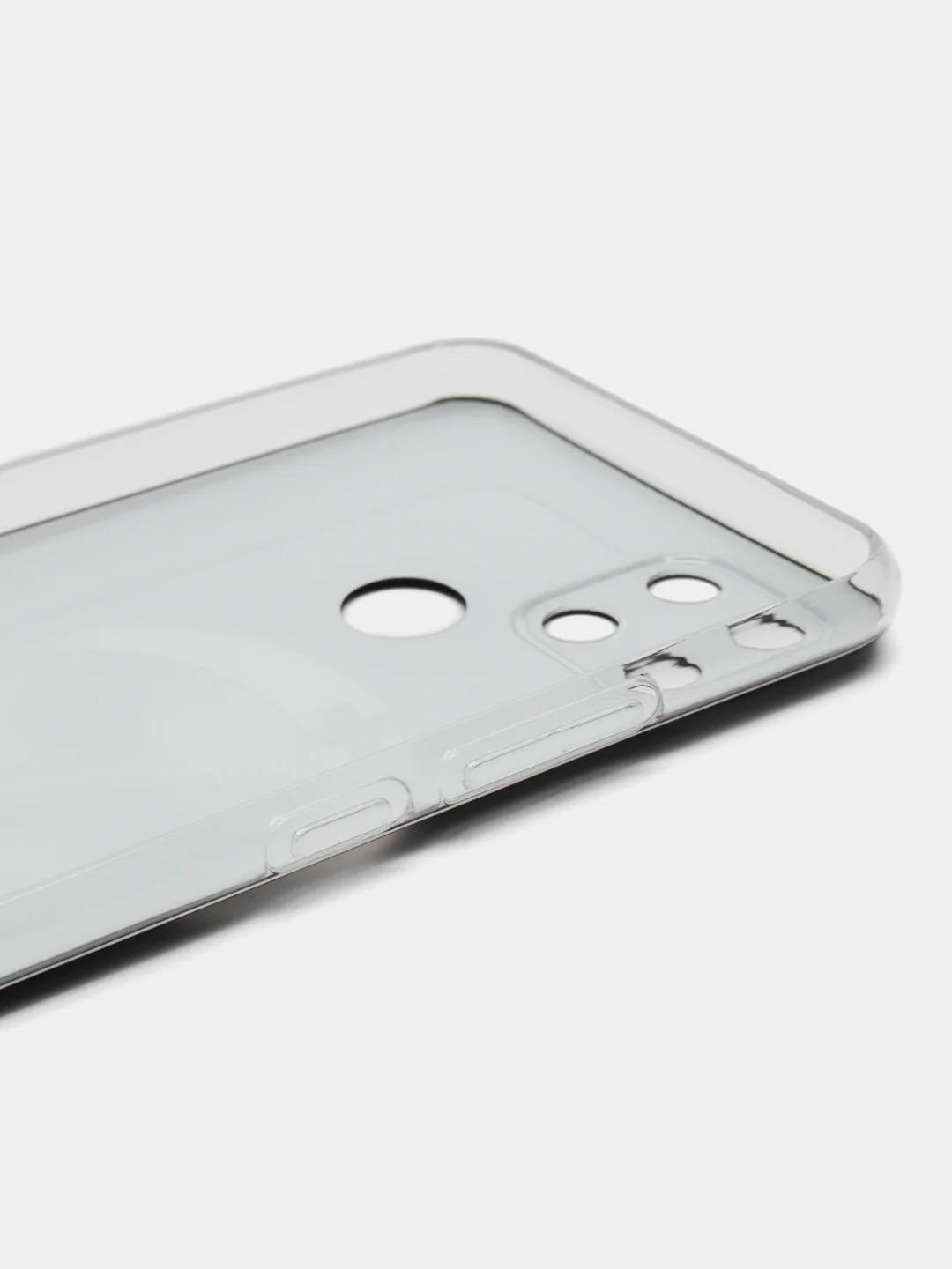 Бордовый силиконовый чехол на Oppo Realme C21Y/C25Y / Оппо Реалми C21Y/C25Y прозрачный, с рисунком