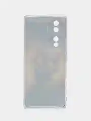 Индиго силиконовый чехол на Honor 70 / Хонор 70 прозрачный, с рисунком, защита камеры