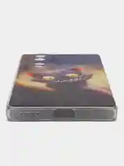 Индиго силиконовый чехол на Honor 70 / Хонор 70 прозрачный, с рисунком, защита камеры