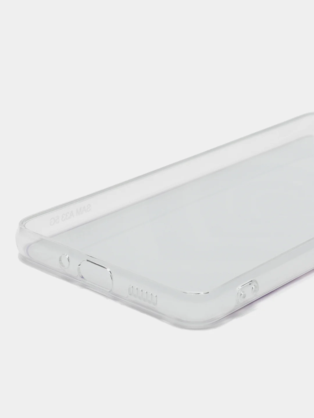 Лавандовый чехол на Samsung Galaxy A33 5G / Галакси А33 5G прозрачный, с рисунком, защита камеры