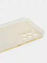 Горчичный чехол на Samsung Galaxy A33 5G / Галакси А33 5G прозрачный, с рисунком, защита камеры