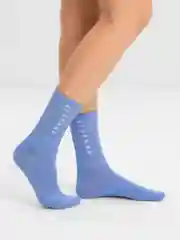 Носки удлиненные с принтом "Неделя" унисекс