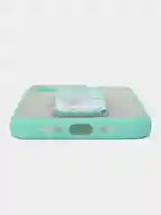 Бирюзовый чехол с принтом iPhone 13 Pro