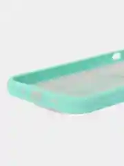 Бирюзовый чехол с принтом iPhone 13 Pro