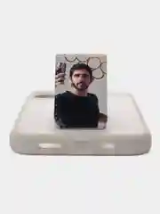 Серый чехол с принтом iPhone 13 Pro