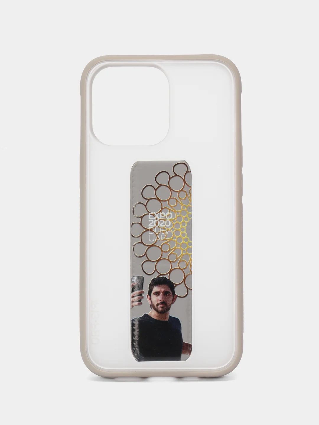 Серый чехол с принтом iPhone 13 Pro