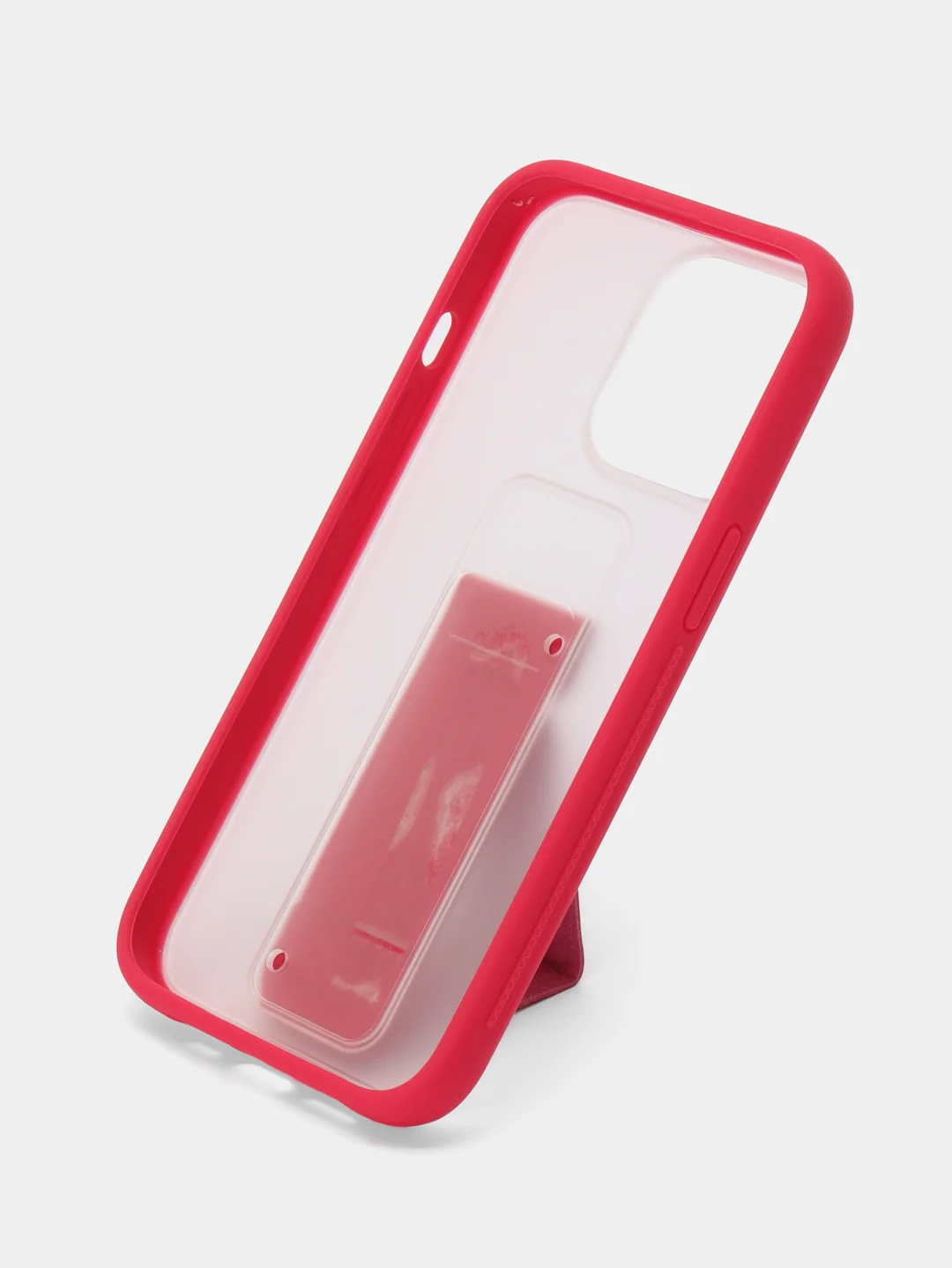 Тёмно-розовый чехол с принтом iPhone 13 Pro