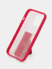 Тёмно-розовый чехол с принтом iPhone 13 Pro