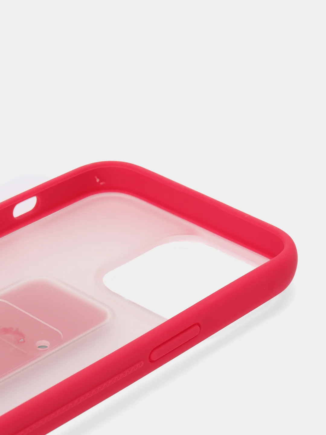 Тёмно-розовый чехол с принтом iPhone 13 Pro
