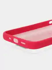 Тёмно-розовый чехол с принтом iPhone 13 Pro