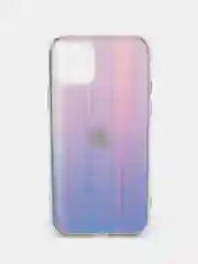 Сиреневый чехол со стелянной панелью  iPhone 11/11 Pro/X / XS/XR /6/ 7+/8+/ 7 / 8 / SE 2020 / 11 Max